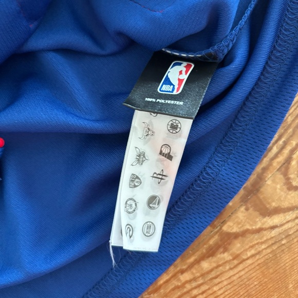 NWT Ultra Game Philadelphia 76ers Sixers Baseball NBA Basketball Jersey - Picture 9 of 10